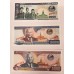 LAO 1998 . ONE THOUSAND 1,000 - FIFTY THOUSAND 50,000 KIP . SPECIMEN BANKNOTES